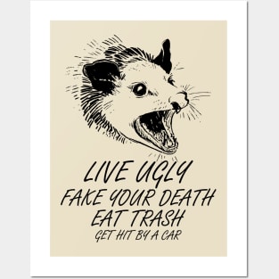 Opossum Quotes Posters and Art